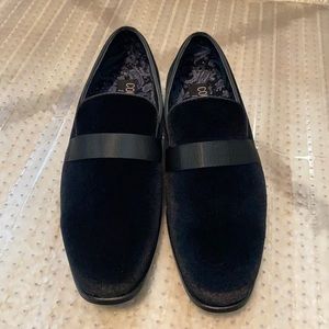 Men prom wedding couture 1910 black shoes size 11M